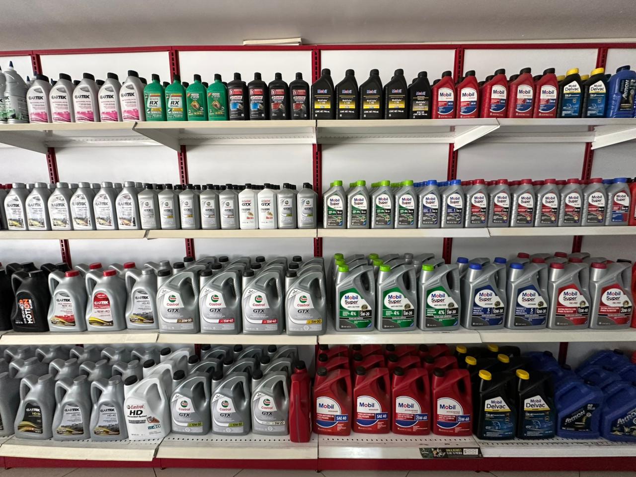 Aceites y lubricantes